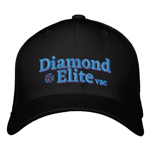 Bordada Gorra de pie Diamond Elite vbc 1 (Anverso)
