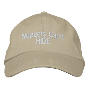 Bordada Gorra de planificación de prospección de oro de Nu