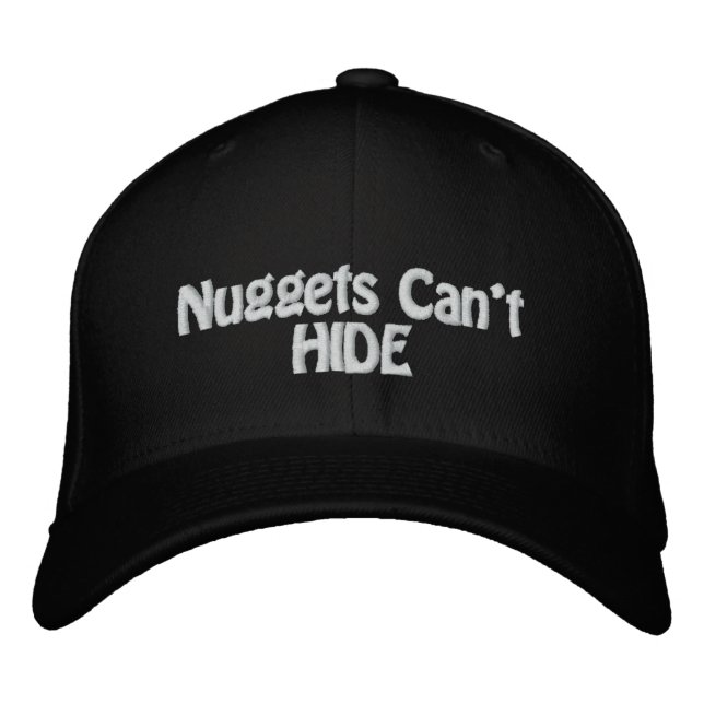 Bordada Gorra de planificación de prospección de oro de Nu (Anverso)