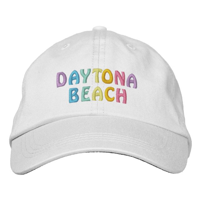 Bordada gorra de playa de DAYTONA (Anverso)