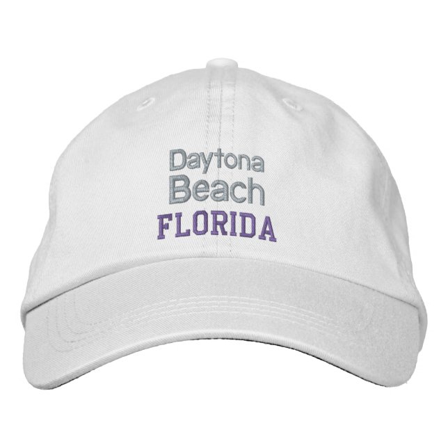 Bordada gorra de playa de DAYTONA (Anverso)