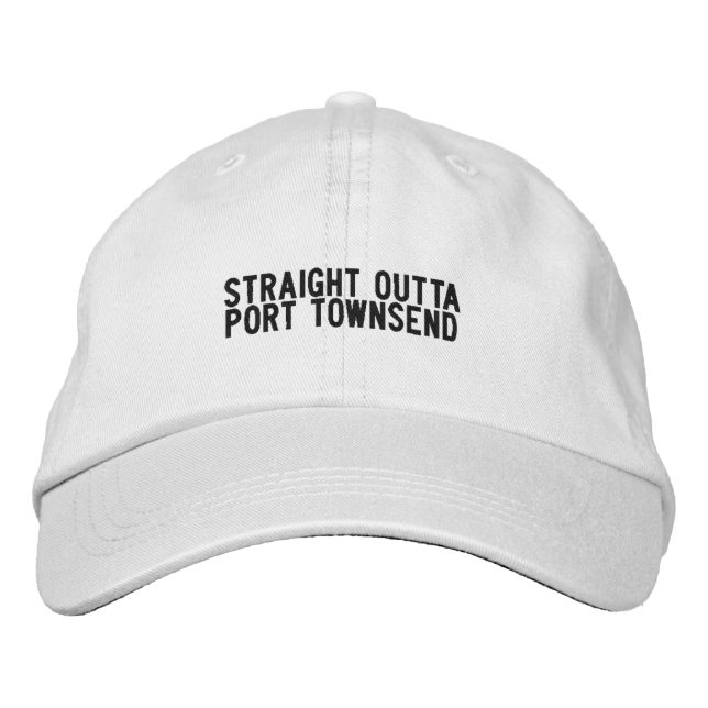 Bordada Gorra de Port Townsend Washington (Anverso)