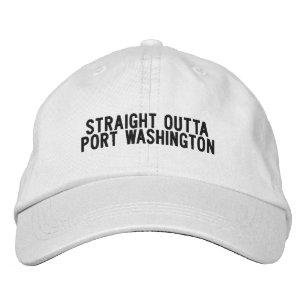 Bordada Gorra de Port Washington Long Island Nueva York