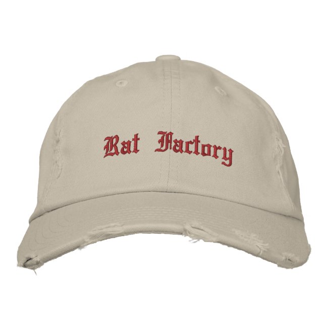 Bordada Gorra de Rat Factory Embroidered (Anverso)