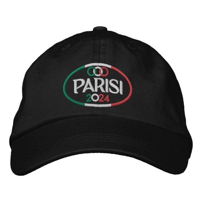 Bordada gorra de Reunión de París en 2024 (Anverso)
