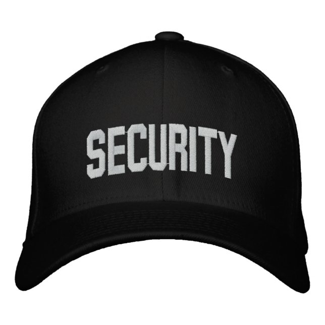 Bordada Gorra de Seguridad de la gorra de béisbol (Anverso)