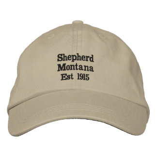 Bordada Gorra de Shepherd Montana