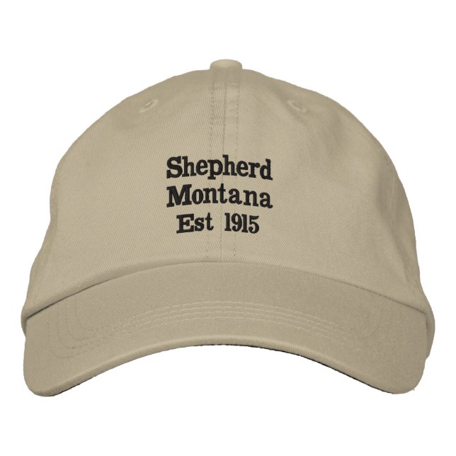 Bordada Gorra de Shepherd Montana (Anverso)