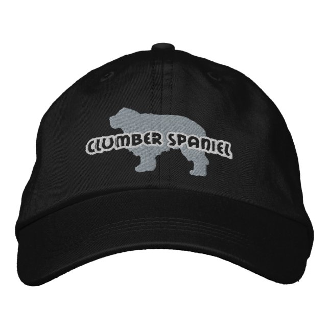 Bordada Gorra de Silhouette Clumber Spaniel Embroidered (Anverso)