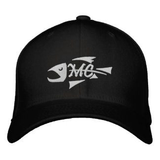 Bordada Gorra de Skeleton de pescado de Creek Medio