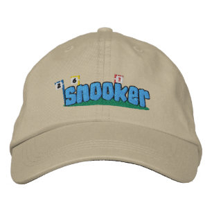Bordada Gorra de Snooker Embroidered