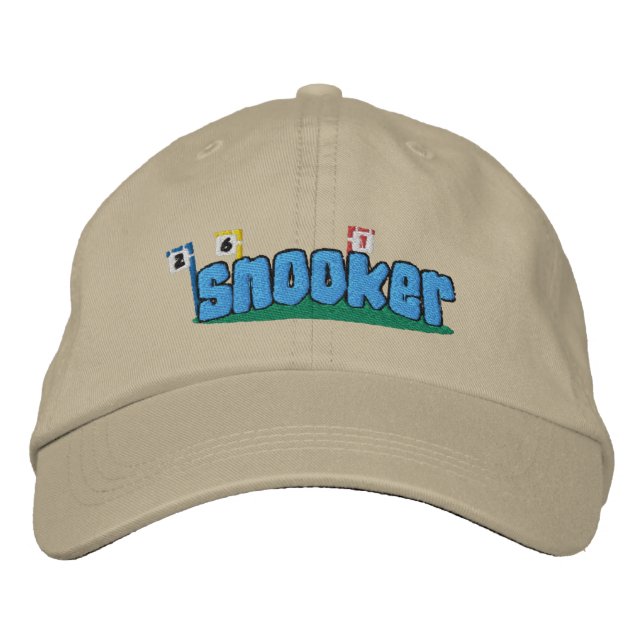 Bordada Gorra de Snooker Embroidered (Anverso)