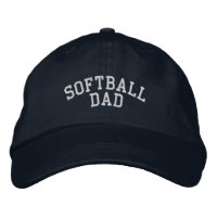 Gorra de Softball Dad Embroidered