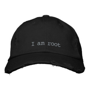 Bordada gorra de 'Soy raíz'