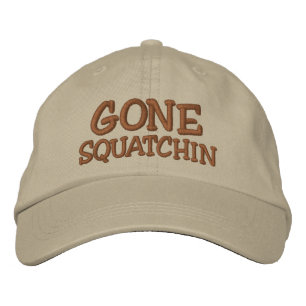 Bordada Gorra de SQUATCHIN GONE con BOMBA - Edición de *BO