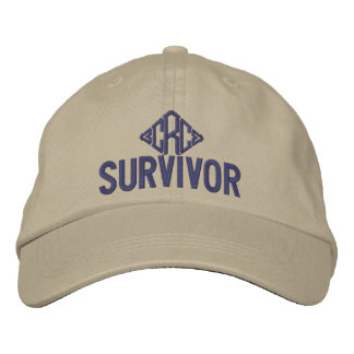 Bordada Gorra de superviviente de cáncer colorrectal
