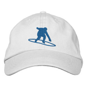 Bordada gorra de surfista de espalda