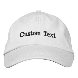 Bordada Gorra de texto personalizado Gorra de nombre perso