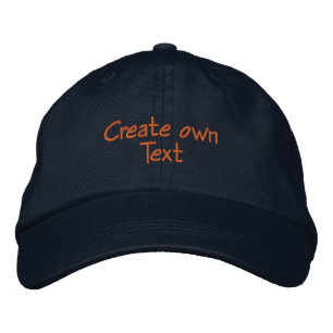 Bordada Gorra de texto propio de tipo - Cap