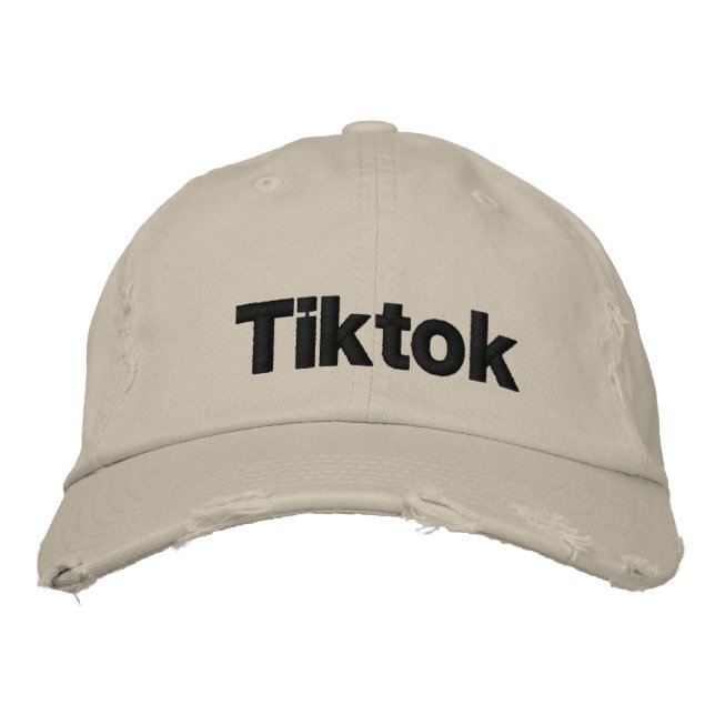 Bordada gorra de Tiktok (Anverso)