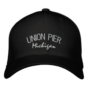 Bordada Gorra de Union Pier Michigan Embroidered