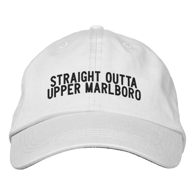 Bordada Gorra de Upper Marlboro Maryland (Anverso)