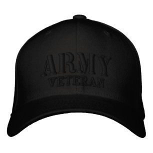 Bordada Gorra de veterano del ejército