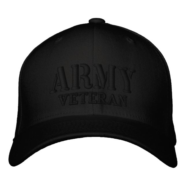 Bordada Gorra de veterano del ejército (Anverso)