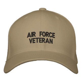 Bordada Gorra de Veteranos de la Fuerza Aérea Borrados