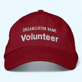 Bordada Gorra de Voluntarios Rojos Personalizado de béisbo