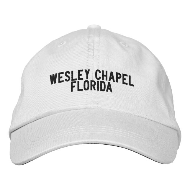 Bordada Gorra de Wesley Chapel Florida (Anverso)