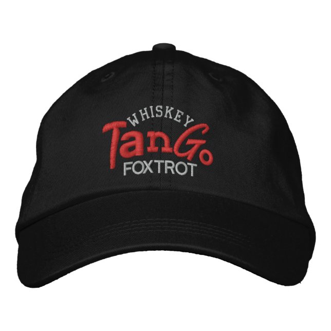 Bordada Gorra de Whiskey Tango Foxtrot (Anverso)