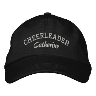 Bordada Gorra del animador del Personalizado negro y gris