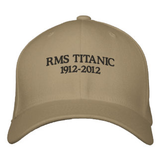 Bordada Gorra del aniversario de Titanic