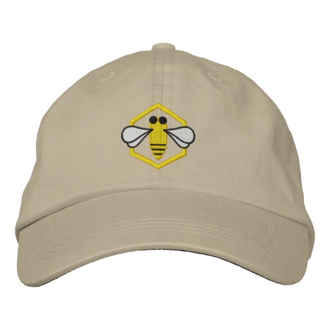 Bordada Gorra del beekeeper de abejas (bordado) (Anverso)