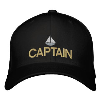 Bordada Gorra del Capitán de los Buques Borrado