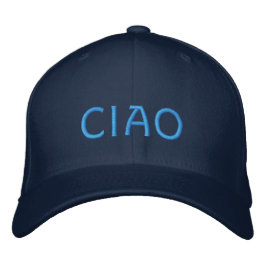 Bordada GORRA del capuchón empotrado de la CIAO