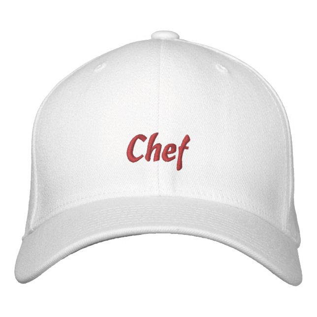 Bordada Gorra del chef/Gorra (Anverso)