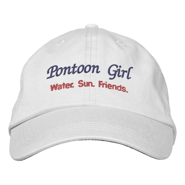 Bordada Gorra del chica el pontón (Anverso)