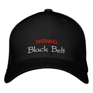 Bordada Gorra del cinturón negro
