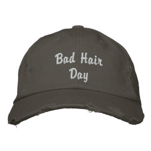 Bordada Gorra del Día del Pelo Malo