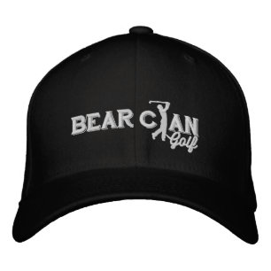 BORDADA GORRA DEL EQUIPO DE GOLF DE BEAR CLAN