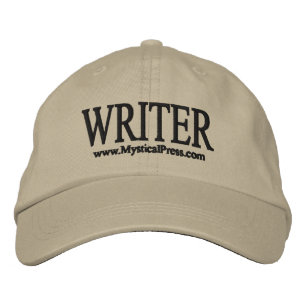 Bordada Gorra del escritor