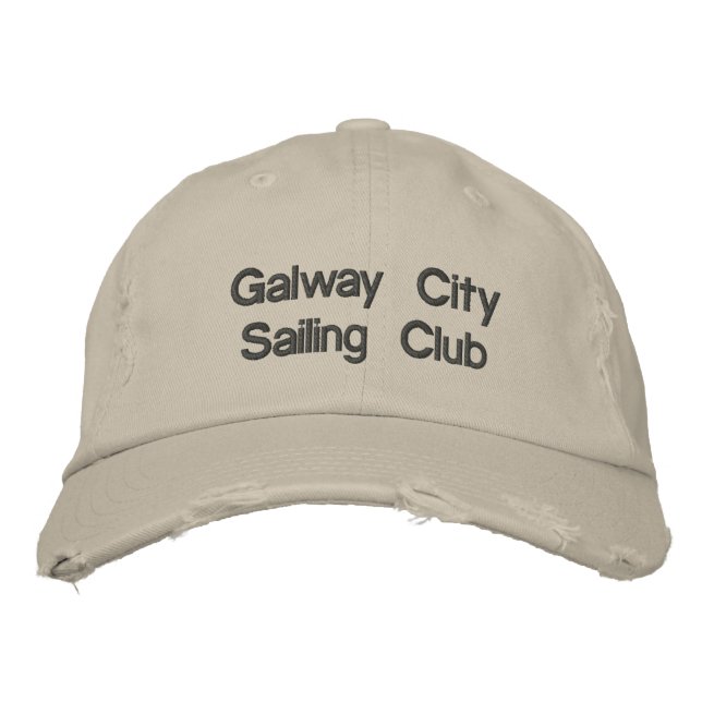 Bordada Gorra del Galway City Sailing Club (Anverso)