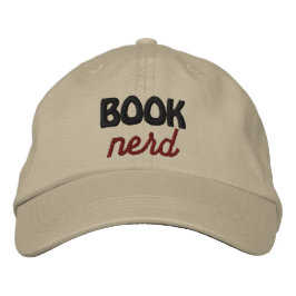Bordada Gorra del libro Nerd Embroidered
