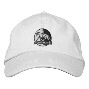 Bordada Gorra del logotipo de conducción centrado
