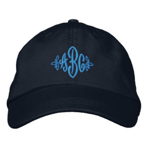 Bordada Gorra del monograma