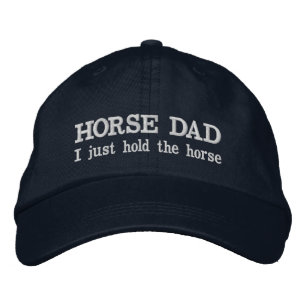 Bordada Gorra del papá del caballo