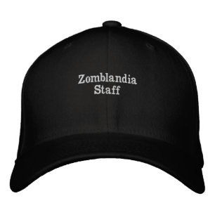 Bordada Gorra del personal de Zomblandia