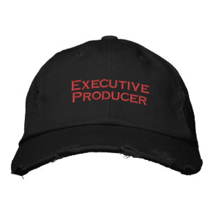 Bordada Gorra del productor ejecutivo